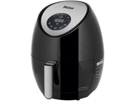 Fritadeira Elétrica Air Fryer Sem Óleo Philco Digital 3L Timer