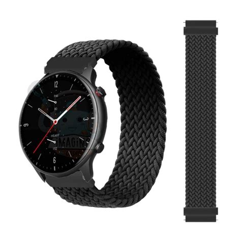 Pulseira Trançada Nylon Elástica para Amazfit gtr 2 2e Novo Submarino