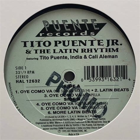 Tito Puente Jr ＆ The Latin Rhythm Oye Como Va Ticro Market