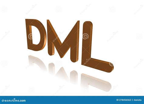 Programming Term Dml Data Manipulation Language Stock Illustration