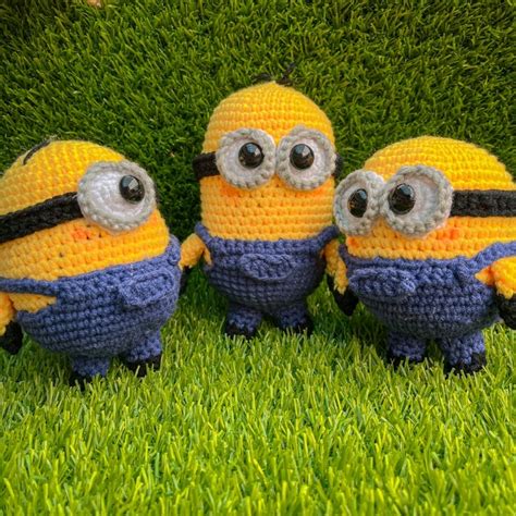 Jual Minion Amigurumi Boneka Rajut Minion Despicable Me Shopee