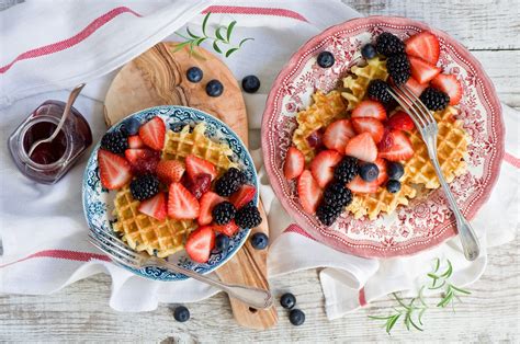 Fondos De Pantalla Comida Fruta Fresas Desayuno Baya Fresa