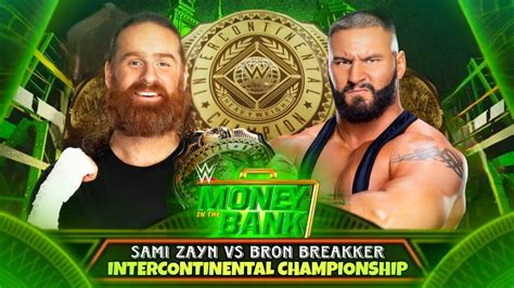 Sami Zayn Vs Bron Breakker Intercontinental Championship Full Match WWE