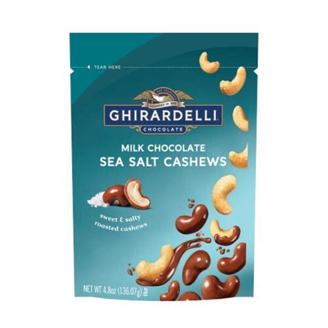 Ghirardelli Milk Chocolate Covered Sea Salt Roasted Cashews Oz