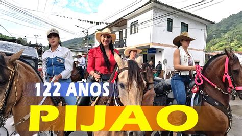 Increíble Cabalgata en PIJAO en sus 122 años de fundación Colombia