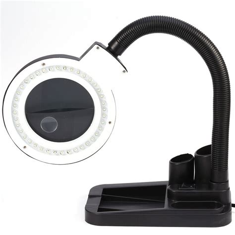 Led Desk Lamp With Magnifying Glass 5x 10x Magnifying Glass With Light Table And Ebay