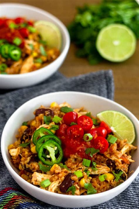 Instant Pot Southwestern Chicken and Rice Bowls - TheCookful