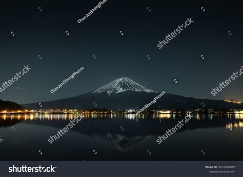 Mount Fuji Wallpaper Night Stock Photo 2251969089 | Shutterstock