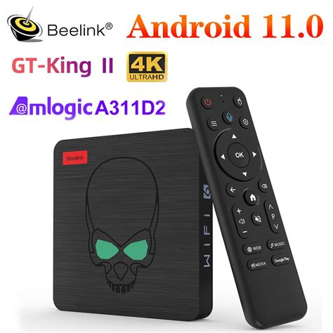 Beelink Gt Rei Ii Wifi Caixa De Tv Android Amlogic A D Octa N