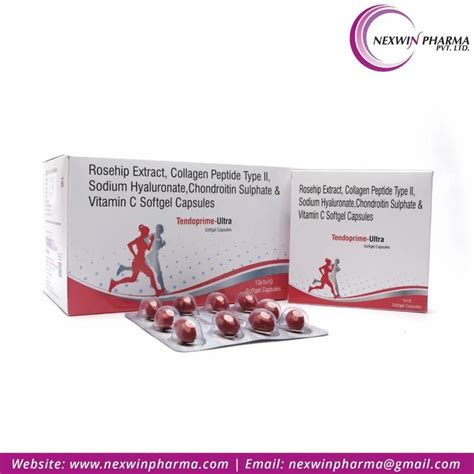 Rosehip Extract Collagen Peptide Chondroitin Sulphate Softgel Capsules