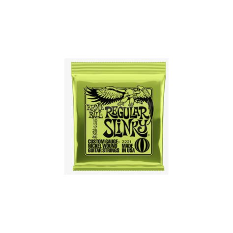 Ernie Ball 2221 Regular Slinky Cuerdas Para Guitarra Electrica 10 46