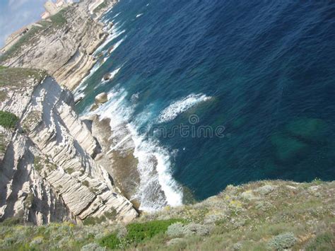 The Stunning Cliffs of Bonifacio Stock Image - Image of beauty ...