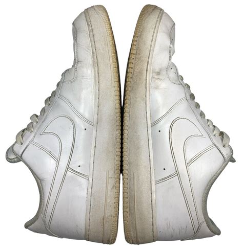 ^ Nike Air Force 1, Classic White Leather Sneakers, M… - Gem