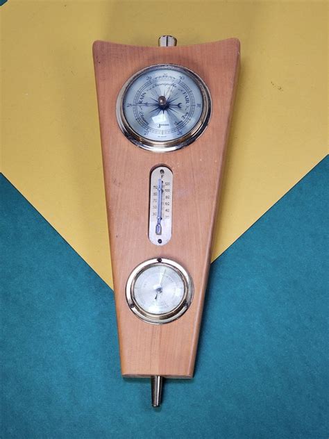 Vintage West German Combo Barometerthermometer Humidity Etsy