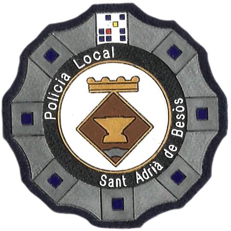 Policía Local Sant Adriá de Besos Barcelona Modelo 92 parche insignia