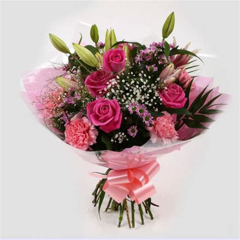 Pink Crystal Bouquet – Delightful Flora