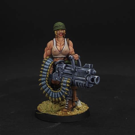 3D Printable Jungle Sergeant Babe By Across The Realms