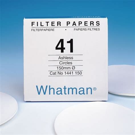 Whatman Grade 41 Ashless Filter Paper 70mm Circle 100 Pack