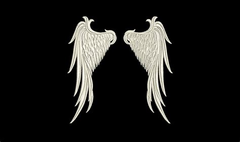 Angel Wings Embroidery Pattern | Embroidery