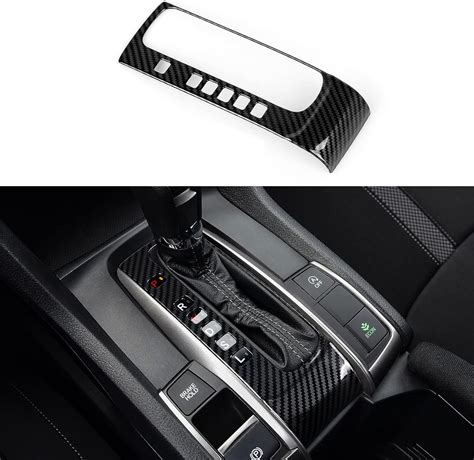 Amazon BRMYL Car Gear Shift Panel Cover Decals For Honda Civic