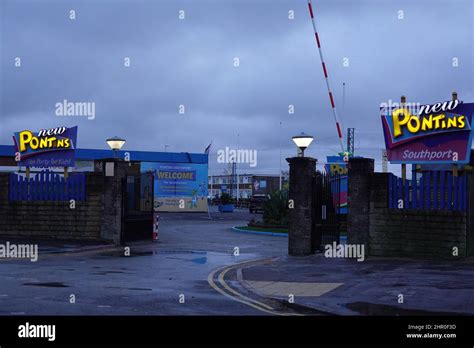 Entrance To Pontins Southport Holiday Park Ainsdale Merseyside