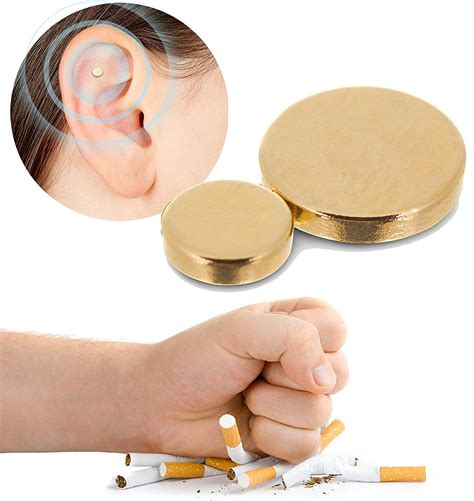 Quit Smoking Ear Magnet Cigarettes Magnetic Ear Acupressure Zero Stop