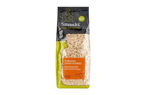 Smaakt High Fibre Wholegrain Oat Flakes Foodshop Bio Biologische