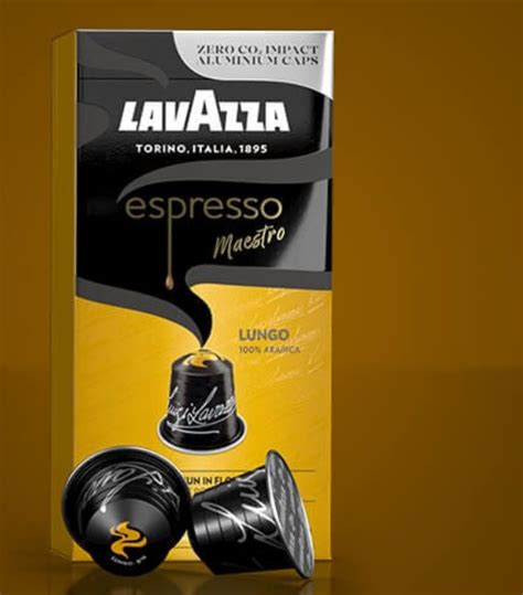 Nespresso Kompatible Kaffeekapsel Von Lavazza Espresso Maestro Lungo