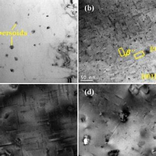 Tem Image Of The Solution Treated And Aged Alloy Al A As