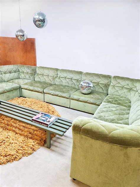 Vintage Modular Sofa Seating Elements Modulaire Elementen Bank Laauser