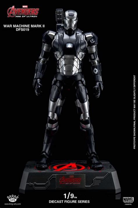 Avengers Age Of Ultron 19 Scale Diecast Figure War Machine Mark Ii