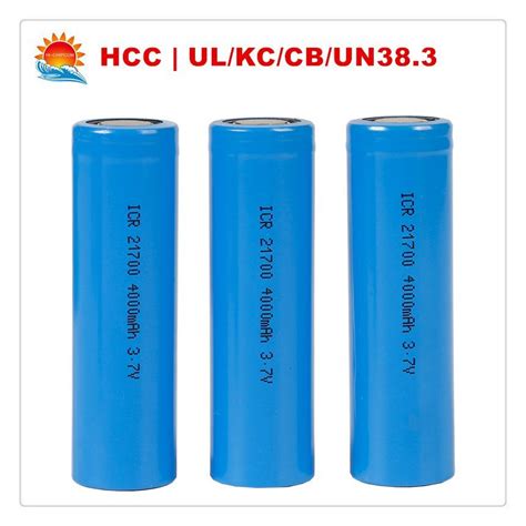 High 3c 5c C Rate 21700 Cell Lithium Ion 4000mAh 3 7V Battery For Drone