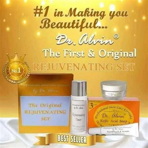 Dr A Rejuvenating Set Rejuvenating Toner Kojic Acid Soap