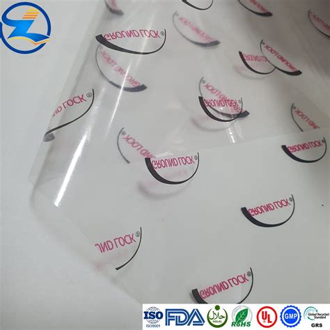 Rigid Clear Transparent Color Pet Molding For Packaging Pet Composite