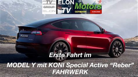 Model Y Mit Top Fahrwerk Koni Special Active Reber Edition Erste