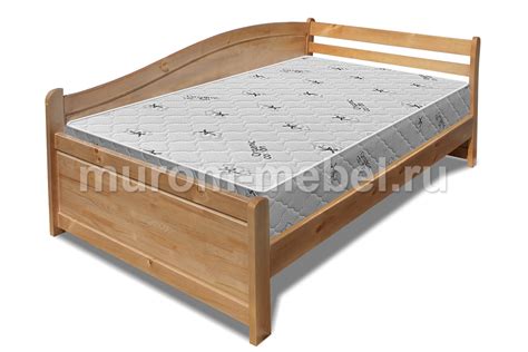 Кровать Вероника Hard из массива дерева купить от производителя Муром ...