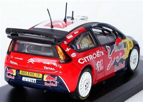 Citroen C4 WRC Rally Corsica 2008 Red Bull Nr 1 Loeb Elena Sieger