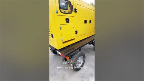 Trailer Mobile Diesel Generator Set Dieselgenerators Dieselgeneratorset Youtube