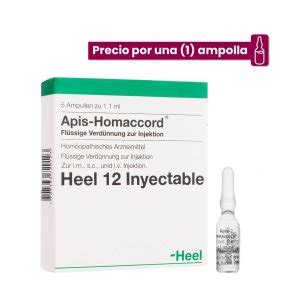 Apis Homaccord Ampolla Medicamento Homeopático La Farmacia Homeopática