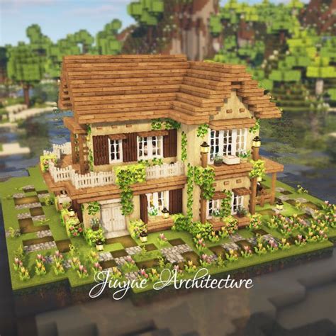 Minecraft Aesthetic Cottagecore Cottage Tutorial Mizuno S 16 Craft