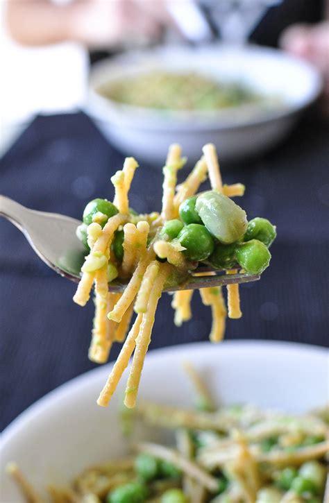 Pasta With Peas And Fava Beans Food Recipes Hq