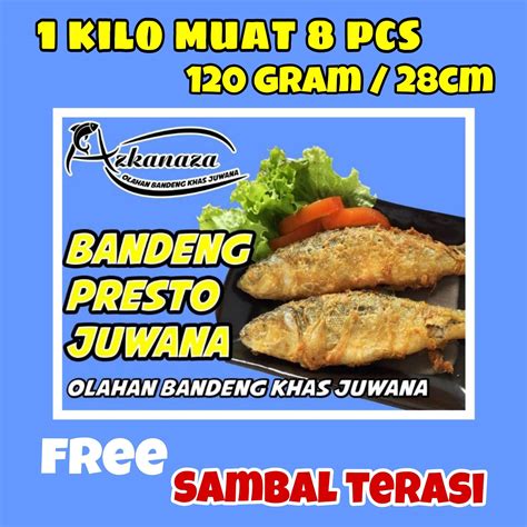 Bandeng Presto Duri Lunak Free Sambal Terasi Per Kemasan Per Ekor