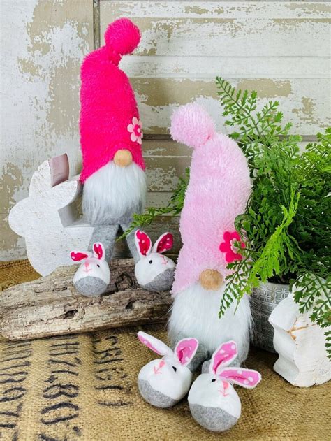 The Holiday Aisle 2 Piece Gnome With Bunny Slippers Set Wayfair