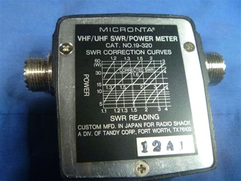 Micronta Vhf Uhf Mhz Swr Power Meter Antenna Ham Radio