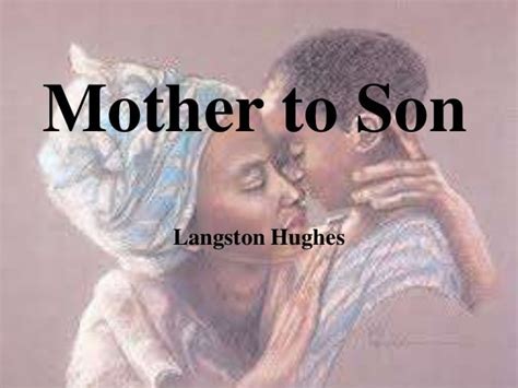 Mother To Son By Langston Hughes