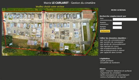 Le Carlaret 09 Gestion des cimetières