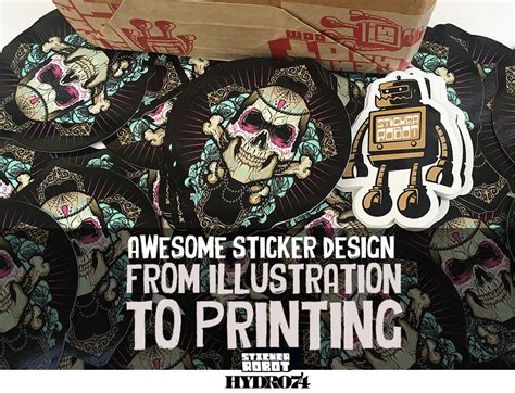 Awesome Sticker Design – From Illustration to Printing | Sticker Robot ...