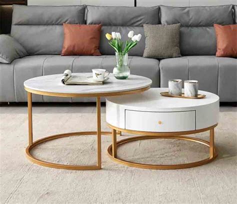 BH Engineered Ivy Nesting Table With Storage Buildhub