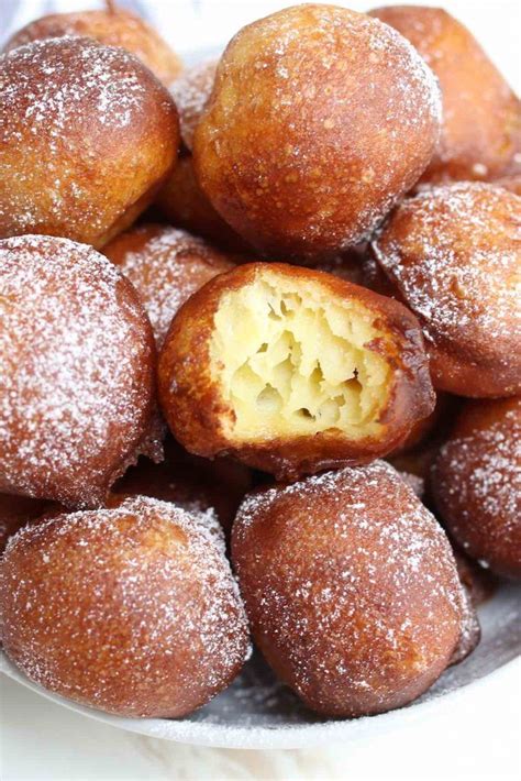 Grandmas Zeppole Italian Doughnuts So Fluffy Light In