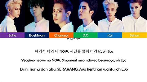 Exo K 엑소케이 Run Hanromina Color Coded Lyrics Sub Indo Lirik